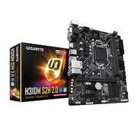 GIGABYTE Carte Mère Ultra Durable H310M S2H 2.0 - Intel Chipset - Socket H4 LGA-1151 - 32 Go DDR4 SDRAM RAM maximale - UDIMM, DIMM