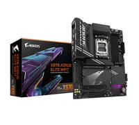 GIGABYTE X870 AORUS ELITE WIFI7 Carte Mère - Prend en charge les processeurs AMD Ryzen 9000, 16+2+2 phases VRM, jusqu'à 8000MHz DDR5 (OC), 3xPCIe 5.0 + 1xPCIe 4.0, Wi-Fi 7, LAN 2,5GbE, USB 4