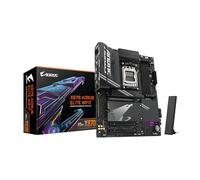 GIGABYTE X870 AORUS ELITE WIFI7 Carte Mère - Prend en charge les processeurs AMD Ryzen 9000, 16+2+2 phases VRM, jusqu'à 8000MHz DDR5 (OC), 3xPCIe 5.0 + 1xPCIe 4.0, Wi-Fi 7, LAN 2,5GbE, USB 4