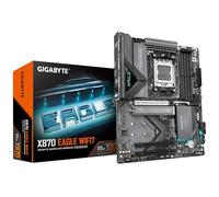 GIGABYTE X870 EAGLE WIFI7 Carte Mère - Prend en charge les processeurs AMD Ryzen 9000, 14+2+2 phases VRM, jusqu'à 8000MHz DDR5 (OC), 1xPCIe 5.0 + 2xPCIe 4.0, Wi-Fi 7, LAN 2,5GbE, USB 4