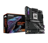 GIGABYTE X870E AORUS ELITE WIFI7 Carte Mère - Prend en charge les processeurs AMD Ryzen 9000, 16+2+2 phases VRM numérique, jusqu'à 8000Hz DDR5 (OC), 3xPCIe 5.0 + 1xPCIe 4.0, Wi-Fi 7, LAN 2,5GbE, USB 4