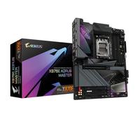 GIGABYTE X870E AORUS MASTER Carte Mère - Prend en charge les processeurs AMD Ryzen 9000, 16+2+2 phases VRM numérique, jusqu'à 8600MHz DDR5 (OC), 3xPCIe 5.0 + 1xPCIe 4.0, Wi-Fi 7, LAN 5GbE, USB 4