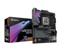 GIGABYTE X870E AORUS MASTER Carte Mère - Prend en charge les processeurs AMD Ryzen 9000, 16+2+2 phases VRM numérique, jusqu'à 8600MHz DDR5 (OC), 3xPCIe 5.0 + 1xPCIe 4.0, Wi-Fi 7, LAN 5GbE, USB 4
