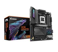 GIGABYTE X870E AORUS PRO Carte Mère - Prend en charge les processeurs AMD Ryzen 9000, 16+2+2 phases VRM numérique, jusqu'à 8000MHz DDR5 (OC), 3xPCIe 5.0 + 1xPCIe 4.0, Wi-Fi 7, LAN 2.5GbE, USB 4