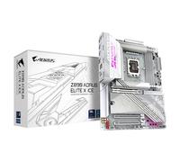 GIGABYTE Carte mère Z890 AORUS ELITE X ICE - Prend en charge les processeurs Intel Core Ultra (Série 2), VRM à 16+1+2 phases, jusqu'à 9500MHz DDR5 (OC), 1xPCIe 5.0 + 4xPCIe 4.0, Wi-Fi 7, LAN 2.5GbE, Thunderbolt 4
