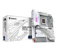 GIGABYTE Carte mère Z890 AORUS PRO ICE - Prend en charge les processeurs Intel Core Ultra (Série 2), VRM à 16+1+2 phases, jusqu'à 9500MHz DDR5 (OC), 1xPCIe 5.0 + 4xPCIe 4.0, Wi-Fi 7, LAN 5GbE, Thunderbolt 4