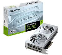 GigaByte Carte graphique Nvidia GeForce RTX 5060 EAGLE OC ICE – 8GB GDDR7 – Blanc