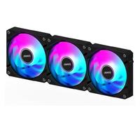 GIGABYTE AORUS EZ CHAIN FAN 120 (3-Pack) Carte-mère Ventilateur 12 cm Noir 3 pièce(s) ventilateurs de boîtier RGB