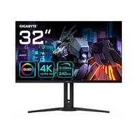 GIGABYTE Écran de jeu AORUS FO32U2 OLED de 32” - 3840 x 2160 (UHD), 240Hz, 0,03ms, KVM, 250 cd/m², FreeSync Premium Pro, DisplayHDR True Black 400, HDMI 2.1