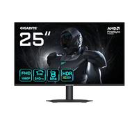 GIGABYTE G25F2A Moniteur de Jeu 25" FHD - 1920 x 1080, 240Hz, 1ms, 300 CD/m², Display HDR 10, HDMI 2.0, DisplayPort 1.4