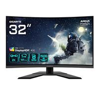 GIGABYTE G32QC A Moniteur de Jeu incurvé 31,5" QHD - 2560 x 1440, 1500R, 165Hz, 1ms, 350 CD/m², FreeSync Premium Pro, Display HDR400, HDMI 2.0, DisplayPort 1.2