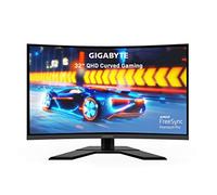 GIGABYTE G32QC Écran de jeu incurvé 32" 165 Hz 1440p 2560 x 1440 VA 1500R, temps de réponse 1ms (MPRT) 94% DCI-P3, VESA Display HDR400, FreeSync Premium Pro