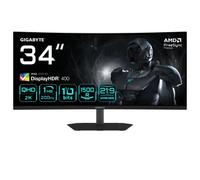GIGABYTE Moniteur gaming G34WQC2 34” incurvé WQHD 3440x1440 1500R 200Hz 1ms FreeSync Premium HDR400
