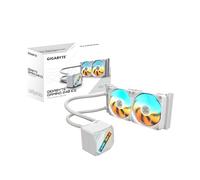 GIGABYTE Gaming 240 Ice Refroidisseur Liquide pour CPU - 2x120mm Ventilateurs ARGB, mécanisme d’emboîtement Coulissant, Daisy-Chain, Compatible Intel LGA 1851 et AMD AM5