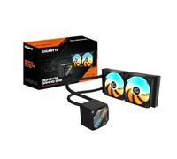 GIGABYTE Gaming 240 Refroidisseur Liquide pour CPU - 2x120mm Ventilateurs ARGB, mécanisme d’emboîtement Coulissant, Daisy-Chain,