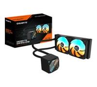 GigaByte Refroidisseur liquide CPU Gaming 240 - 2x120mm ARGB, emboîtement coulissant, LGA1851/AM5