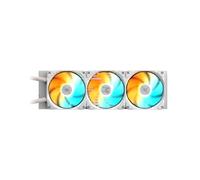 GIGABYTE Gaming 360 ICE Refroidisseur de processeur liquide 360 mm avec 3 ventilateurs ARGB à faible bruit de 120 mm, compatible avec Intel LGA 1851, 1700, 115X, 1200 et AMD AM5, AM4 (GP-GIGABYTE GME