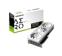 Gigabyte GeForce RTX 4070 AERO OC 12G Carte graphique 3 ventilateurs WINDFORCE 12GB 192-bit GDDR6X, GV-N4070AERO OC-12GD