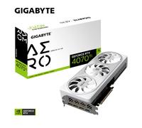 Gigabyte GeForce RTX 4070 Ti AERO GV-N407TAERO OCV2-12GD: DLSS 3, RT avancé, WINDFORCE, 12 Go GDDR6X, RGB Fusion, Dual BIOS