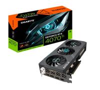 GIGABYTE GeForce RTX 4070 TI EAGLE OC 12GB Carte graphique - 12GB DDRX6 21Gbps 192bit, PCI-E 4.0, 3 x DisplayPort 1.4, HDMI 2.1a, NVIDIA DLSS 3, Supports 4K, Ada Lovelace Arch, GV-N407TEAGLE OC-12GD