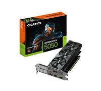 GIGABYTE GeForce RTX 5050 OC Low Profile 8G Carte Graphique - 8GB GDDR6, 128bit, PCI-E 5.0, 2587MHz Fréquence du cœur, 2 x DP, 2 x HDMI, NVIDIA DLSS 4, GV-N5050OC-8GL