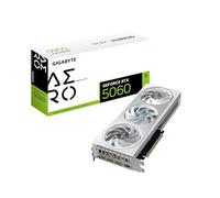 GIGABYTE GeForce RTX 5060 Aero OC 8G Carte Graphique 8 Go 128 Bits GDDR7, PCIe 5.0, système de Refroidissement WINDFORCE, Carte vidéo GV-N5060AERO OC-8GD