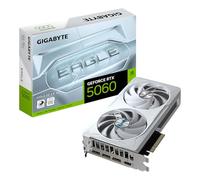 GIGABYTE GeForce RTX 5060 Eagle OC Ice 8G Carte Graphique - 8GB GDDR7, 128bit, PCI-E 5.0, 2550 MHz Fréquence du cœur, 3 x DisplayPort, 1 x HDMI, GV-N5060EAGLEOC ICE-8GD