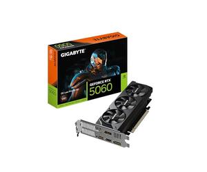 GIGABYTE GeForce RTX 5060 OC Low Profile 8G Carte Graphique 8 Go 128 Bits GDDR7, PCIe 5.0, Prend en Charge jusqu'à 4 écrans, Carte vidéo GV-N5060OC-8GL