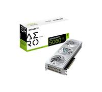 GIGABYTE GeForce RTX 5060 Ti AERO OC 8G : 8 Go GDDR7, 2647 MHz, PCIe 5.0, 3x DisplayPort, HDMI, WINDFORCE 3X, 135W, Référence GV-N506TAERO-OC-8GD