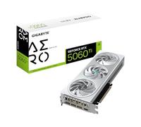 Gigabyte GeForce RTX 5060 Ti Aero OC 8G Carte Graphique - 8 Go GDDR7, 128 Bits, PCI-E 5.0, 2647 MHz Fréquence du processeur, 3 x DisplayPort, 1 x HDMI, GV-N506TAERO OC-8GD