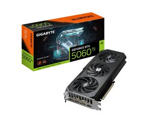 GIGABYTE GeForce RTX 5060 Ti GAMING OC 8G Carte Graphique - 8 Go GDDR7, 128 bits, PCI-E 5.0, 2647 MHz Fréquence du processeur, 3 x DisplayPort, 1 x HDMI, GV-N506TGAMING OC-8GD