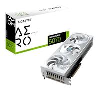 GIGABYTE GeForce RTX 5070 AERO OC 12G Carte Graphique - 12 Go GDDR7, 192 bits, PCI-E 5.0, 2625 MHz Core Clock, 3 x DP 2.1a, 1 x HDMI 2.1b, NVIDIA DLSS 4, GV-N5070AERO OC-12GD
