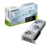 GIGABYTE GeForce RTX 5070 EAGLE OC ICE SFF 12G Carte Graphique - 12 Go GDDR7, 192 bits, PCI-E 5.0, 2587 MHz Core Clock, 3 x DP 2.1a, 1 x HDMI 2.1b, NVIDIA DLSS 4, GV-N5070EAGLEOC ICE-12GD