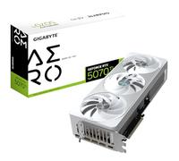 GIGABYTE GeForce RTX 5070 Ti AERO OC 16G Carte Graphique - 16 Go GDDR7, 256 bits, PCI-E 5.0, 2588 MHz Core Clock, 3 x DP 2.1a, 1 x HDMI 2.1b, NVIDIA DLSS 4, GV-N507TAERO OC-16GD