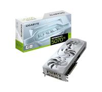 GIGABYTE GeForce RTX 5070 Ti Eagle OC ICE SFF 16G Carte graphique 16 Go 256 bits GDDR7, PCIe 5.0, système de refroidissement WINDFORCE, GV-N507TEAGLEOC ICE-16GD Carte vidéo