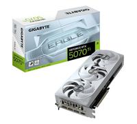 GIGABYTE GeForce RTX 5070 Ti EAGLE OC ICE SFF 16G Carte Graphique - 16 Go GDDR7, 256 bits, PCI-E 5.0, 2542 MHz Core Clock, 3 x DP 2.1a, 1 x HDMI 2.1b, NVIDIA DLSS 4, GV-N507TEAGLEOC ICE-16GD