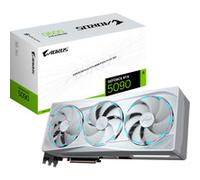 GIGABYTE AORUS GeForce RTX 5090 STEALTH ICE 32G Carte Graphique - 32GB GDDR7, 512bit, PCI-E 5.0, 2655MHz Fréquence du cœur, 3 x DP 2.1a, 1 x HDMI 2.1b, NVIDIA DLSS 4, GV-N5090AORUSST ICE-32GD