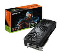 GIGABYTE GeForce RTX 5090 WINDFORCE OC 32G Carte Graphique - 32 Go GDDR7, 512 Bits, PCI-E 5.0, 2467MHz Fréquence du Cœur, 3 x DP 2.1a, 1 x HDMI 2.1b, NVIDIA DLSS 4, GV-N5090WF3OC-32GD