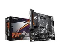Gigabyte GIGABYTE B550M AORUS Elite (AM4/ AMD/ B550/ Micro-ATX/DDR4/Dual M.2/PCIe 4.0/Realtek GbE LAN/Gaming Carte mère)