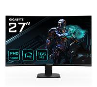 GIGABYTE GS27F Moniteur de jeu 27 FHD - 1920 x 1080, 165Hz, 1ms, 300 cd/m², FreeSync Premium, HDR Ready, HDMI 2.0, DisplayPort 1.4
