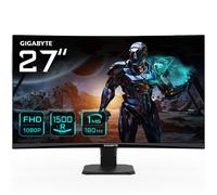 Gigabyte GS27FC Écran Gaming incurvé 27" FHD - 1920 x 1080, 180Hz, 1ms, 250 CD/m², FreeSync Premium, HDR Ready, HDMI 2.0, DisplayPort 1.4