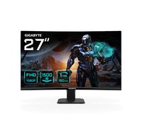 GIGABYTE GS27FC Moniteur de jeu incurvé 27" FHD - 1920 x 1080, 1500R, 180Hz, 1 ms, 250 cd/m², FreeSync Premium, HDR Ready, HDMI 2.0, DisplayPort 1.4