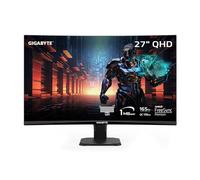Gigabyte GS27QC Moniteur de Jeu incurvé 27" 165 Hz 1440p, écran 2560 x 1440 VA 1500R, Temps de réponse de 1 ms (MPRT), HDR Ready, FreeSync Premium, 1 Port d'affichage 1.4, 2 x HDMI 2.0