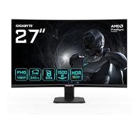 GIGABYTE GS32QCA 31,5" Moniteur Gaming Incurvé QHD - 2560 x 1440, 180Hz, 1ms, 250 cd/m², FreeSync, HDR Ready, HDMI 2.0, DisplayPort 1.4