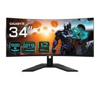 GIGABYTE GS34WQC Moniteur de jeu incurvé 34" WQHD - 3440 x 1440, 1500R, 300Hz, 1ms, 250 cd/m², FreeSync Premium, HDR Ready, HDMI 2.0, DisplayPort 1.4