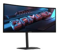 GIGABYTE "GS34WQCA Écran Gaming Incurvé 34"" WQHD - 3440 x 1440, 1500R, 120Hz, 1ms, 300 cd/m², FreeSync Premium, HDR Ready, HDMI 2.0, DisplayPort 1.4 Moniteur UltraWide " , EEC: G