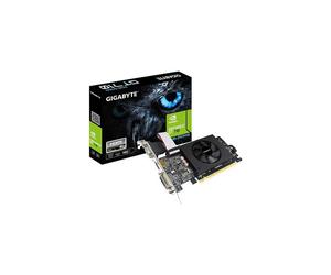Gigabyte GV-N710D5-2GIL - Carte graphique NVIDIA GT 710 2 Go GDDR5, PCIe 2.0 x8, HDMI, DVI-I, VGA