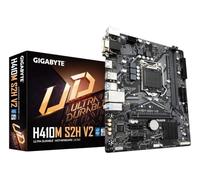 GIGABYTE H410M S2H V2 Carte mère - Compatible avec processeurs Intel Core 10th CPUs, up to 2933MHz DDR4, 1xPCIe M.2, GbE LAN, USB 3.2 Gen 1