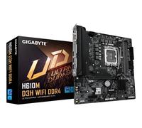 GIGABYTE H610M D3H WIFI DDR4 Carte Mère - Compatible avec processeurs Intel Core 14e génération, VRM 6+1+1 phases, jusqu'à 3200 MHz DDR4, 2xPCIe 3.0 M.2, Wi-Fi 5, LAN 1 GbE, USB 3.2 Gen 1