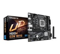 GIGABYTE H610M D3W WIFI6 Carte Mère Intel LGA 1700, DDR5 jusqu'à 5600MHz, PCIe 3.0 M.2, Wi-Fi 6, LAN 1GbE, USB 3.2 Gen 1, mATX